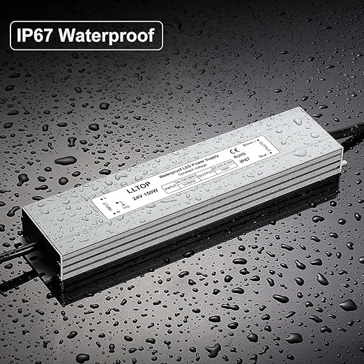 LLTOP LED Driver 150 Watts 100-264V AC to 24V DC 6.25A Power Supply Waterproof - Image 7