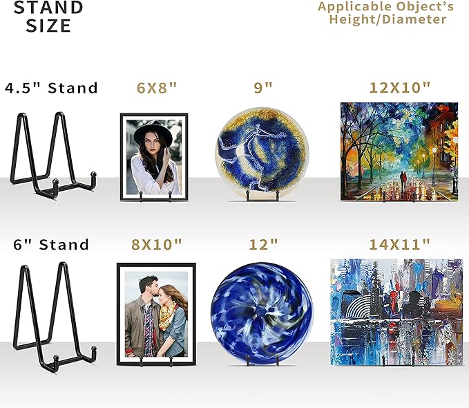 IPAME 4 Pack Plate Stands for Display - Image 8