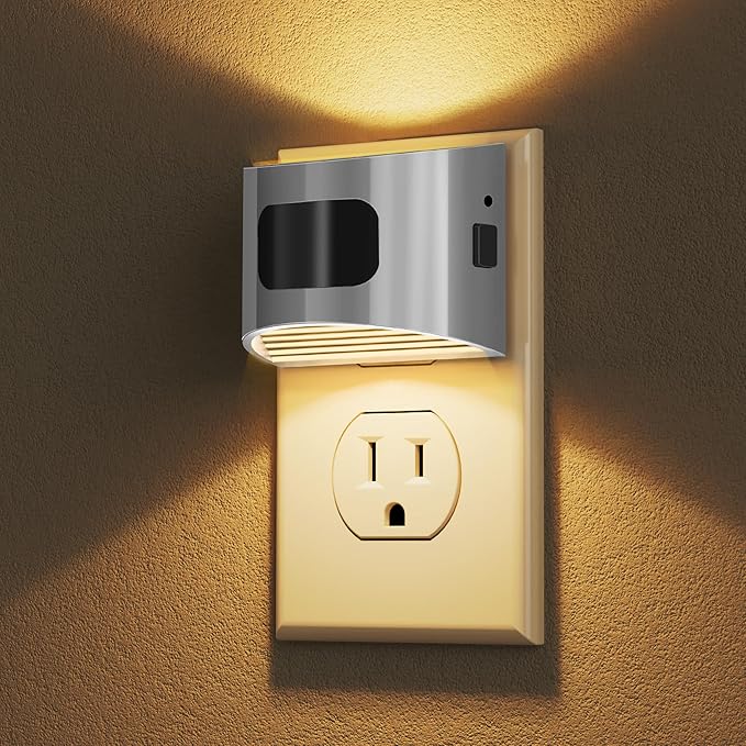 DORESshop LED Night Light, 3 Mode Plug in Night Light - Image 9