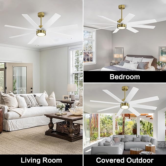 WINGBO 60" Large DC Ceiling Fans - Image 9