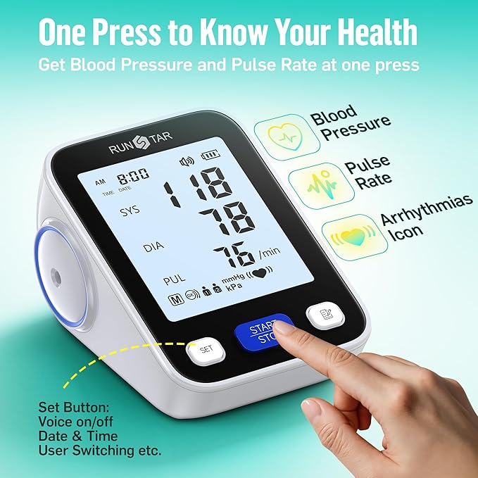RunStar Upper Arm Blood Pressure Monitor - Image 8