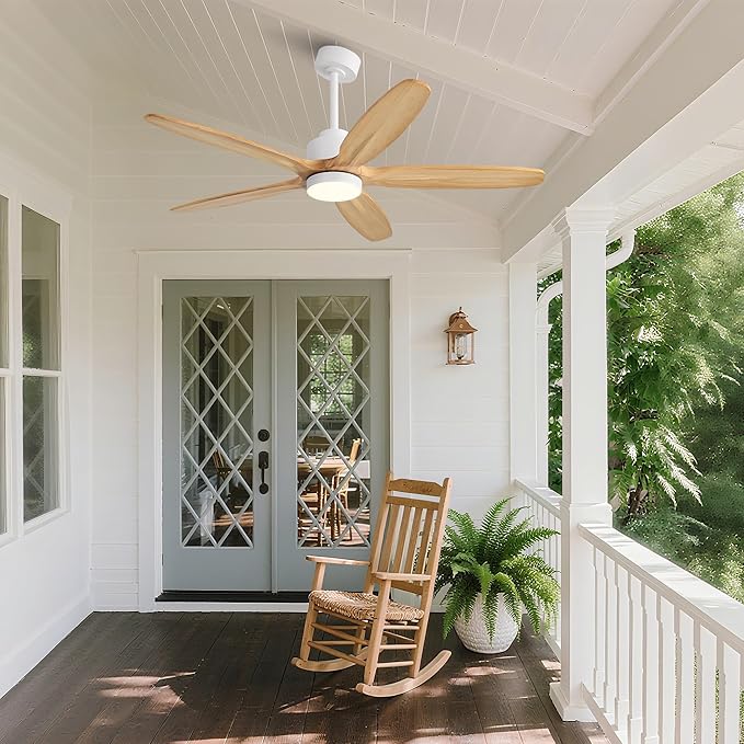 WINGBO 54" Ceiling Fan with Light - Image 9