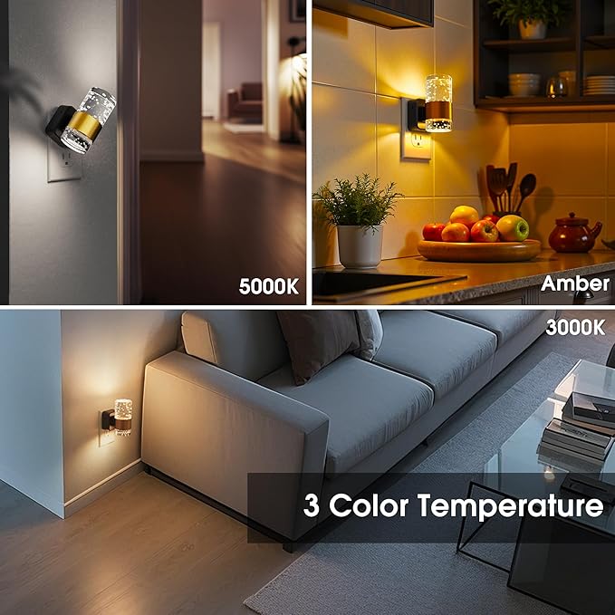 Night Lights Plug into Wall, Dimmable Night Light - Image 6
