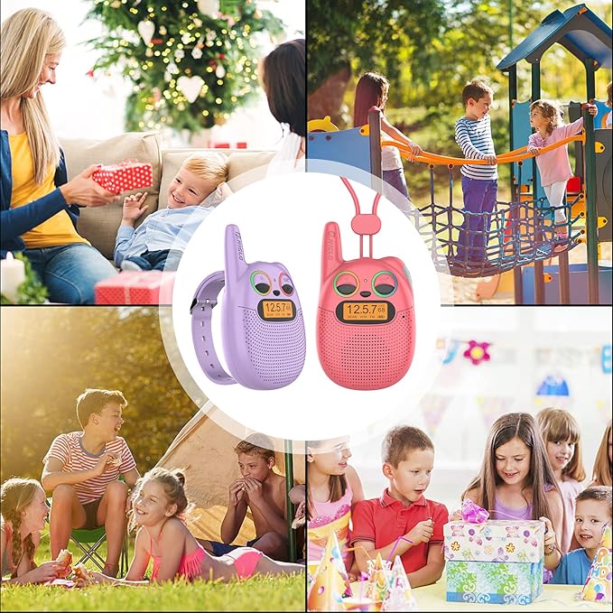 Qniglo Walkie Talkies for Kids Rechargeable 3 Pack, Christmas Birthday Gifts - Image 8
