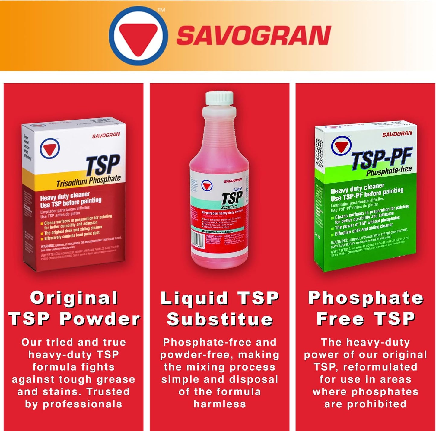 Savogran 10621 Trisodium Phosphate (TSP) 1LB (16oz)