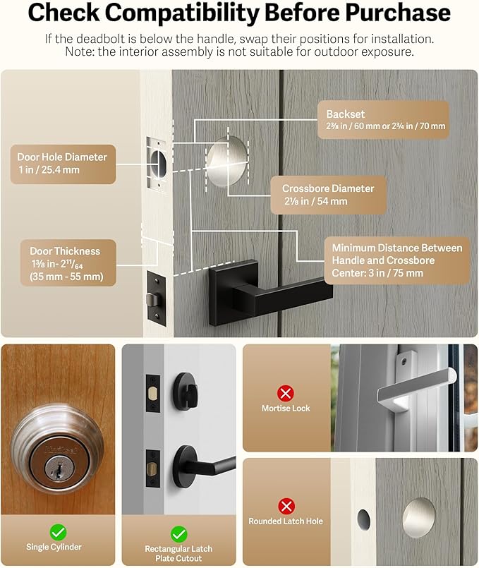 Lockin Veno Smart Lock, Palm Vein Recognition, Built-in Wi‑Fi, Palm Vein & - Image 8