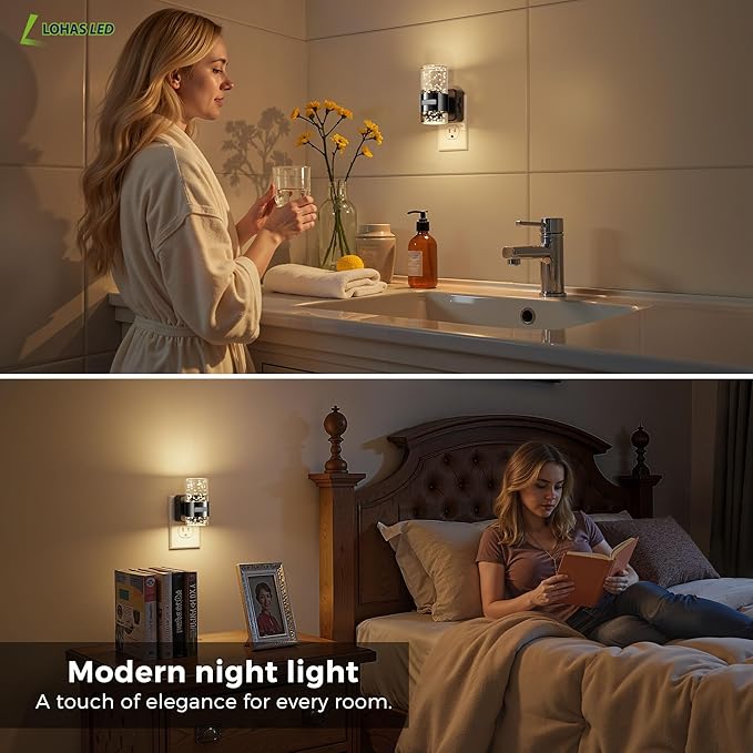 L LOHAS LED Motion Sensor Night Light, Dimmable Night Lights Plug into Wall - Image 7