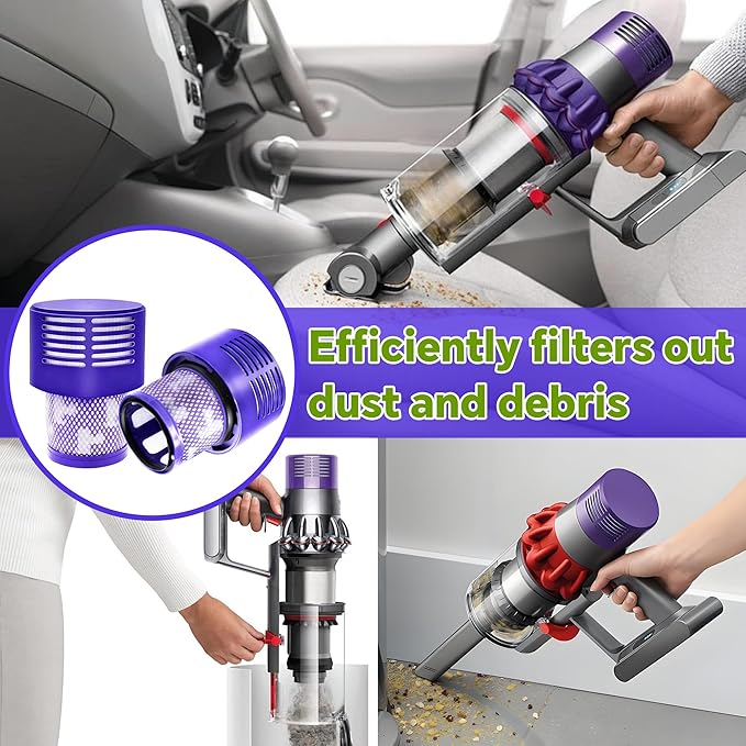 3 Packs V10 Vacuum Filter Replacement - Image 9
