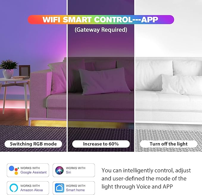 XXK LM053 Bluetooth Mesh 4.2 LED Strip Controller RGB CCT RGBW 5in1 Dimmable - Image 6