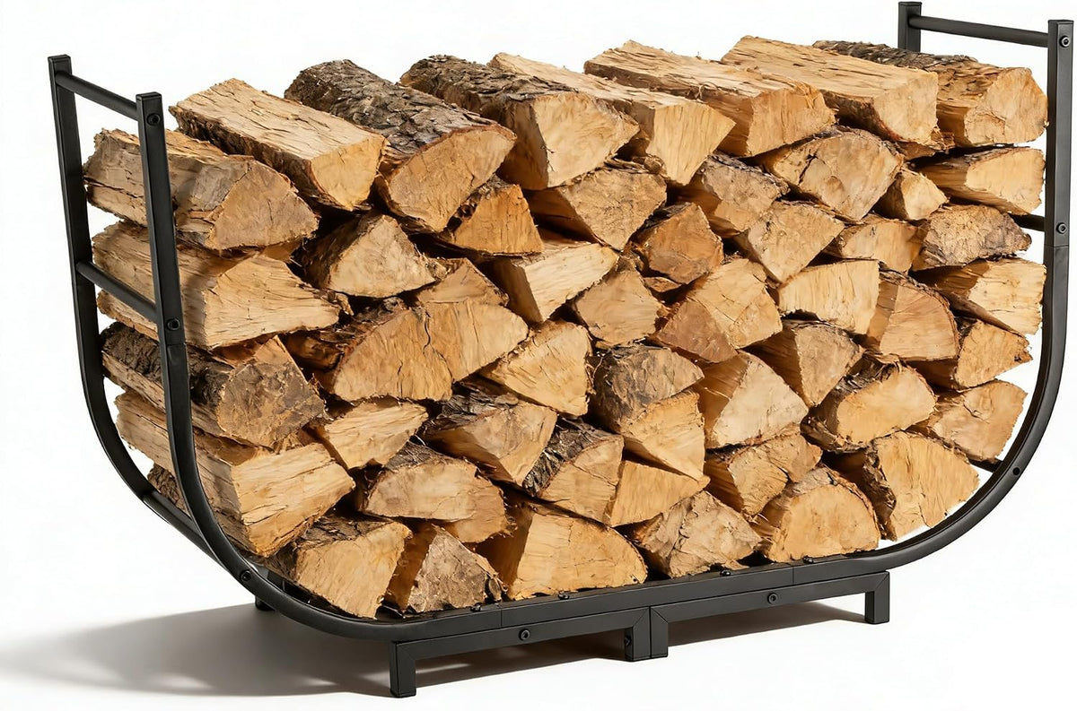 facka 40 inch firewood rack outdoor, metal wood, main product view