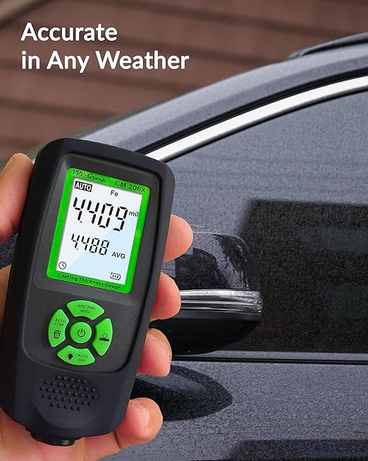 VVV-Group Paint Thickness Gauge CM-206X | Coating Thickness Meter Fe/Al/Zn | - Image 8