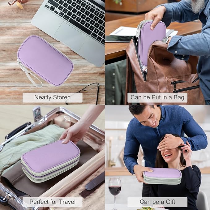 FYY Electronic Organizer, Travel Cable Organizer Bag Pouch Electronic - Image 7