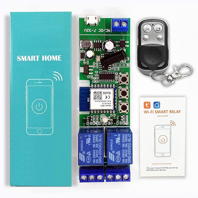 Newgoal 2 channelsWiFi Wireless Smart Switch Inching Self-locking Relay Module - Image 6