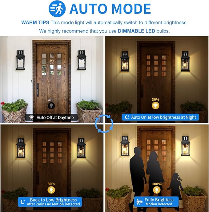VIANIS Motion Sensor Exterior Lights - Image 8