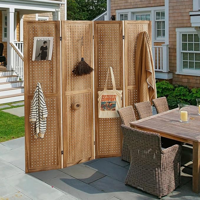 Asnefeli Pegboard Display Room Divider - Image 7