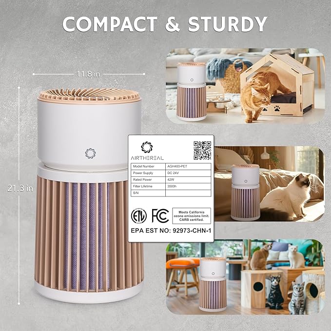 Airthereal Pet Air Purifier for Large Room up to 3500sq.ft - Image 9