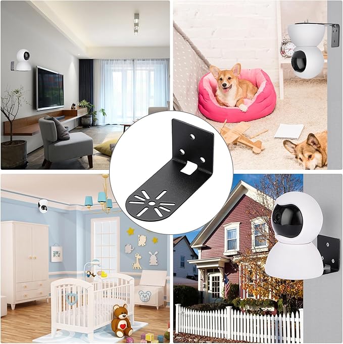 Sumnacon 3PCS Wall Mount Camera Shelf- Metal Small Wall Shelf - Image 7