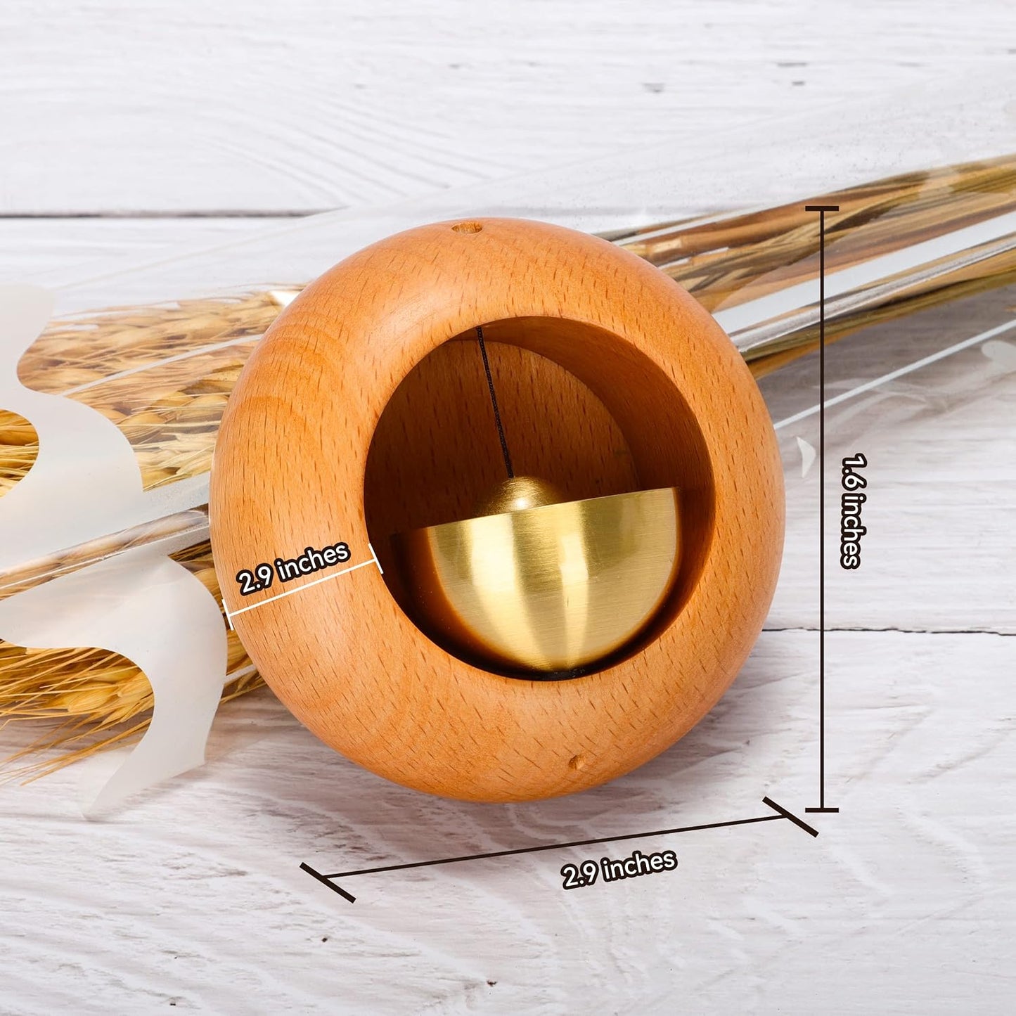 Shopkeepers Bell for Door Opening - Magnetic Doorbell Chime for Business - Unique Ornaments and Hanging Decoration for Enty, Fridge Sticker & Barn Door - Creative Souvenir