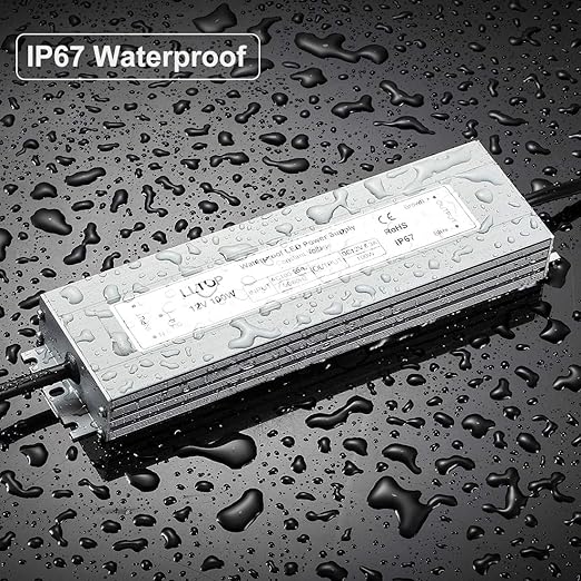LLTOP LED Driver 100 Watts Waterproof IP67 Power Supply AC100-264V to 12V DC - Image 7