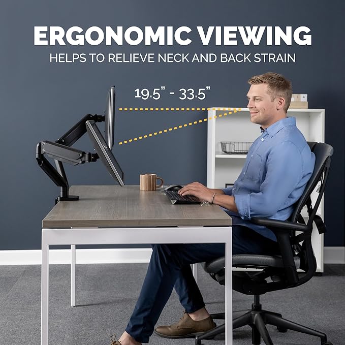 Fellowes Platinum Series Dual Monitor Arm - Image 9