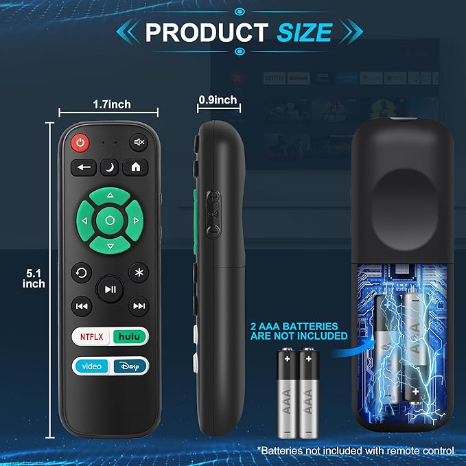 2 Pack Replacement Remote Control Only - Image 7