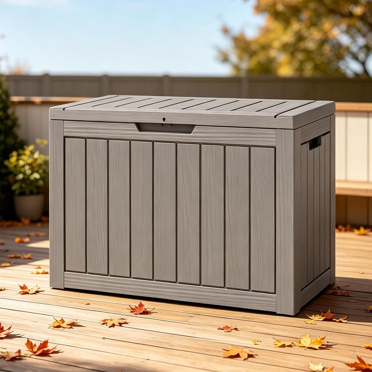 outdoor storage waterproof deck box for patio (55, main product view