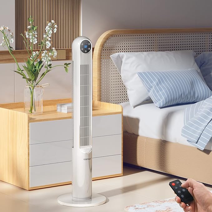 GOFLAME Tower Fan with Remote Control, LED Control Panel and 12H Timer - Image 9