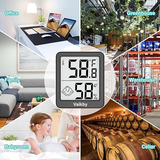 Indoor Humidity Meter Hygrometer 3Pack, Room Thermometer - Image 8