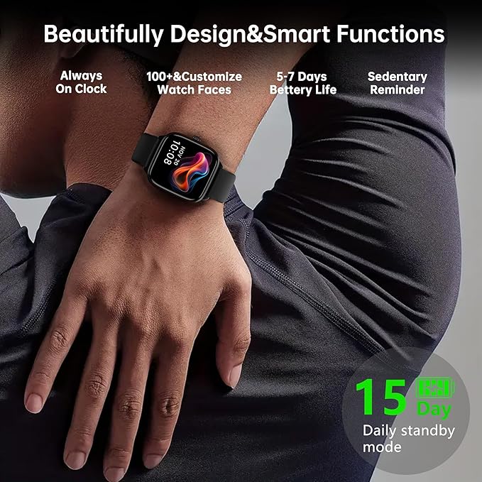Sunorshop Fitness Tracker Answer/Make Calls, Smart Watch - Image 6