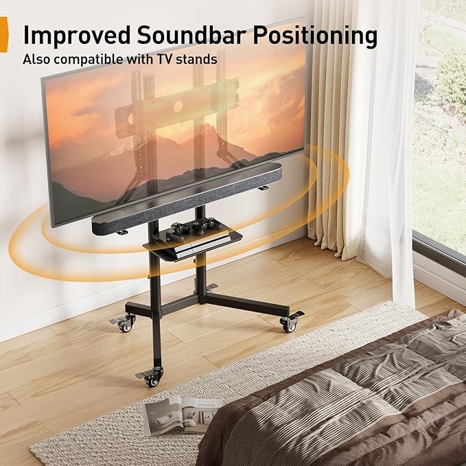Perlegear Soundbar Mount with Adjustable Height, Sound bar Mount up to 15 lbs - Image 7