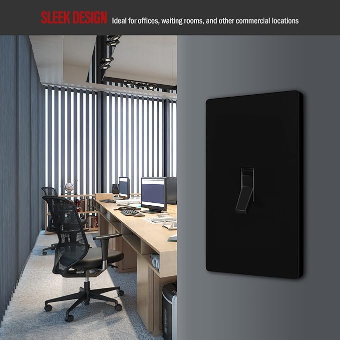 ENERLITES Screwless Toggle Switch Wall Plate, Child Safe Light Switch Cover - Image 7