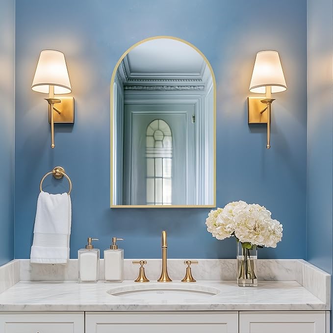 Gold Bathroom Medicine Cabinet - Image 9