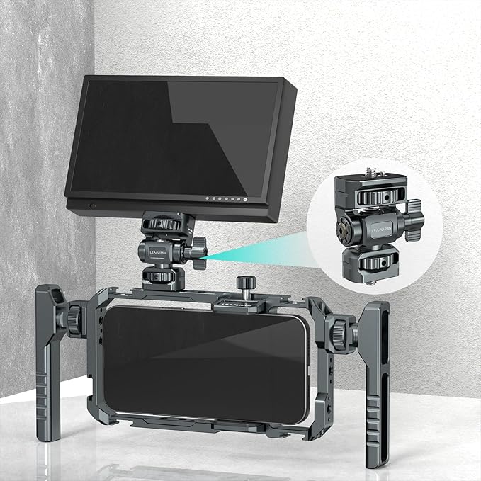 Leaplumin Field Monitor Mount Monitor Holder, 1/4" Screw - Image 6