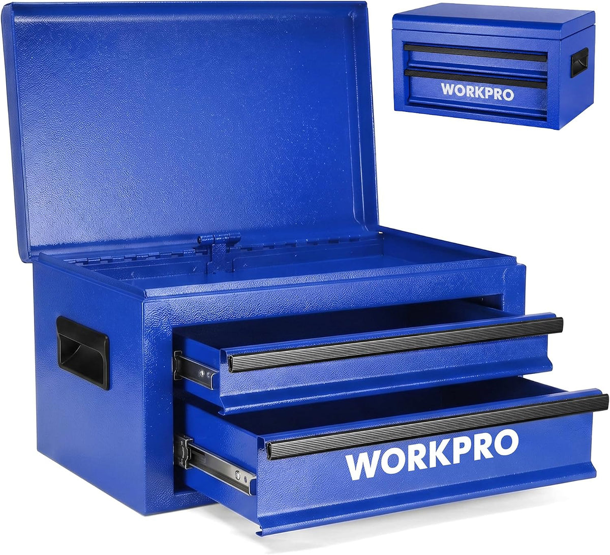 workpro 15" heavy duty metal toolbox with 2, main product view
