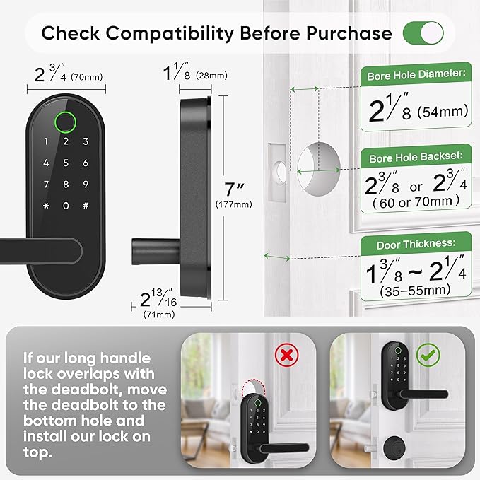 Keyless Entry Fingerprint Digital Smart Lock - Image 7