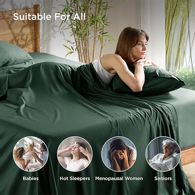 Bedsure King Size Sheets Set, Cooling Sheets - Image 7
