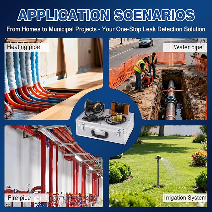 Underground Water Leak Detector Water Leak Detection Device Water Pipe Leak - Image 7