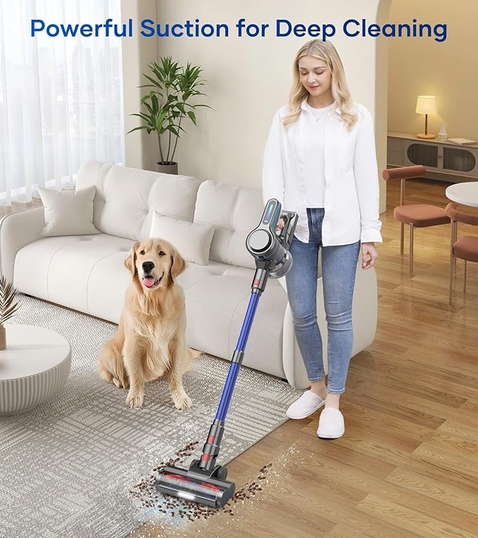 NADALY Cordless Vacuum Cleaner for Home, 500W 40KPA Stick Vacuum Cordless - Image 2