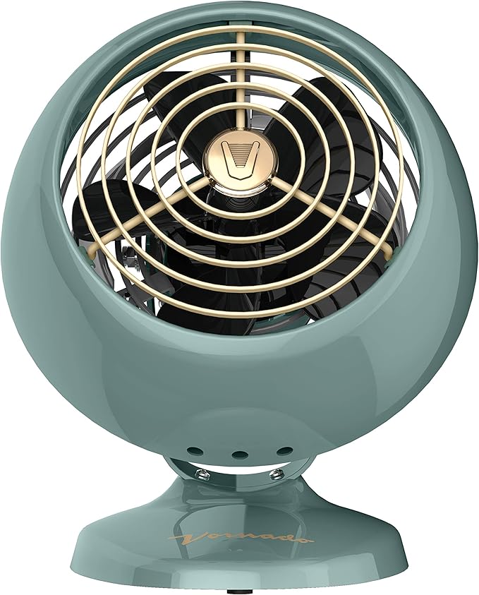 Vornado VFAN™ Mini Fan, Classic Vintage Fan, Retro Metal Air Circulator - Image 7