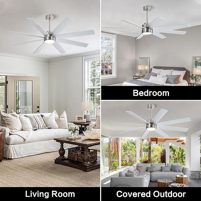 WINGBO 60" Large DC Ceiling Fans - Image 9