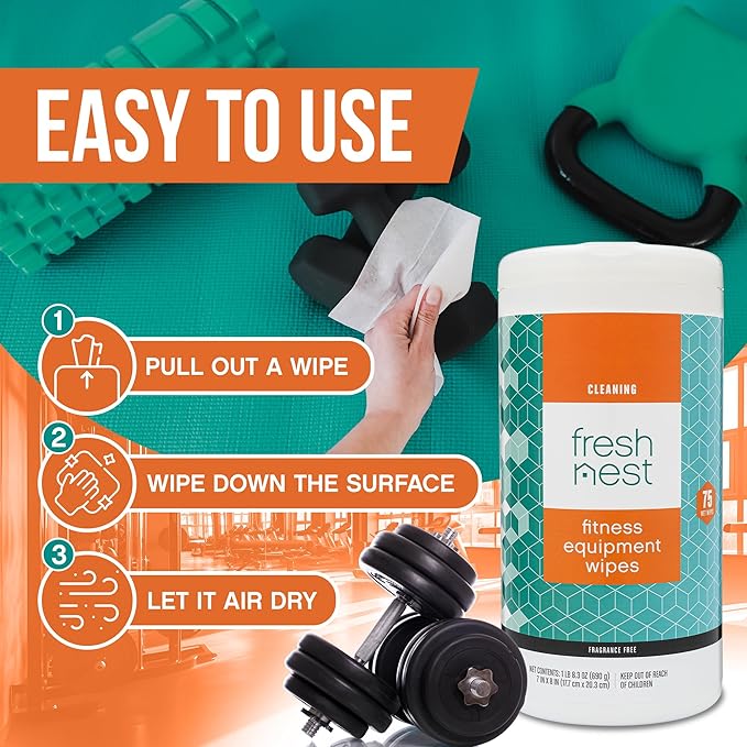 Fresh Nest Fitness Equipment Wipes - Image 5