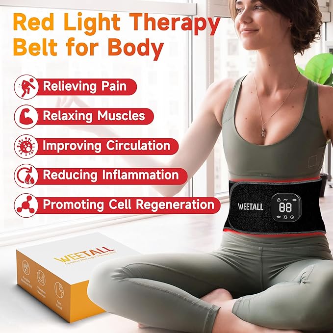 Red Light Therapy Belt for Body: Massage Heating Infrared Light Device - Image 7