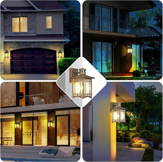 XANGQAN Bronze Outdoor Motion Sensor Lights - Image 7