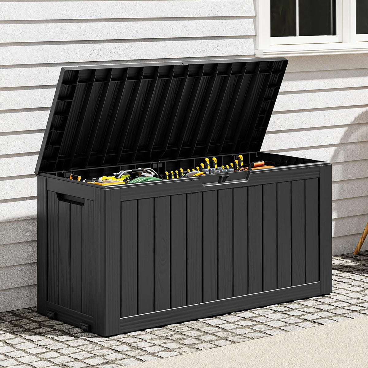 outdoor storage box, resin deck boxes indoor and, main product view