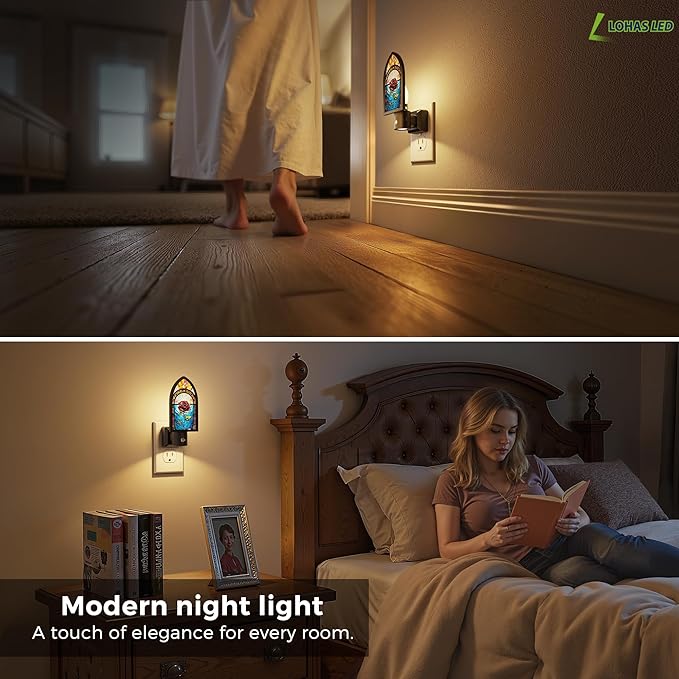 L LOHAS LED Night Lights Plug into Wall, Night Light - Image 7