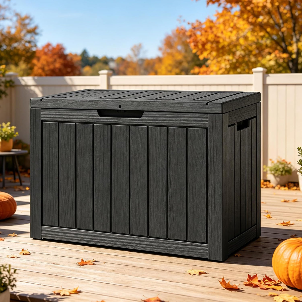 outdoor storage waterproof deck box for patio (55, main product view