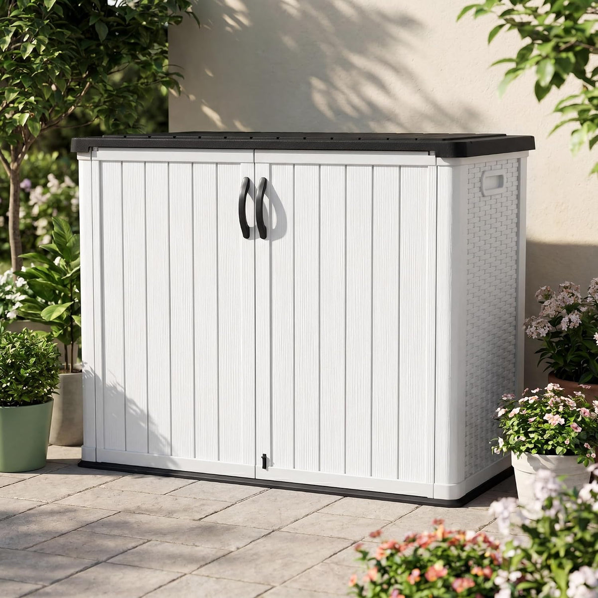 devoko 26 cu ft resin outdoor storage cabinet, main product view