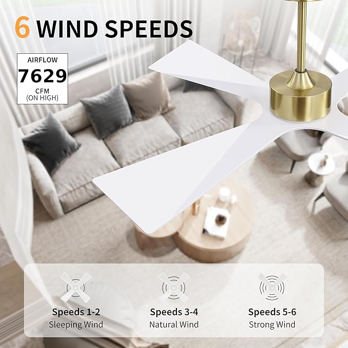 WINGBO 64" Wet Rated Outdoor Ceiling Fan - Image 9