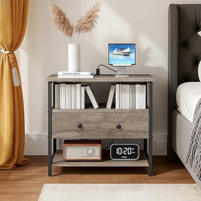 Edbuosy 27 Inch Wide Night Stand - Image 8