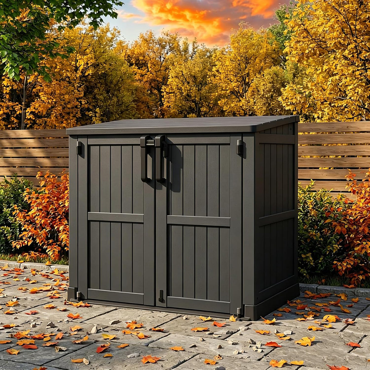 horizontal outdoor storage shed 36 cu ft with, main product view